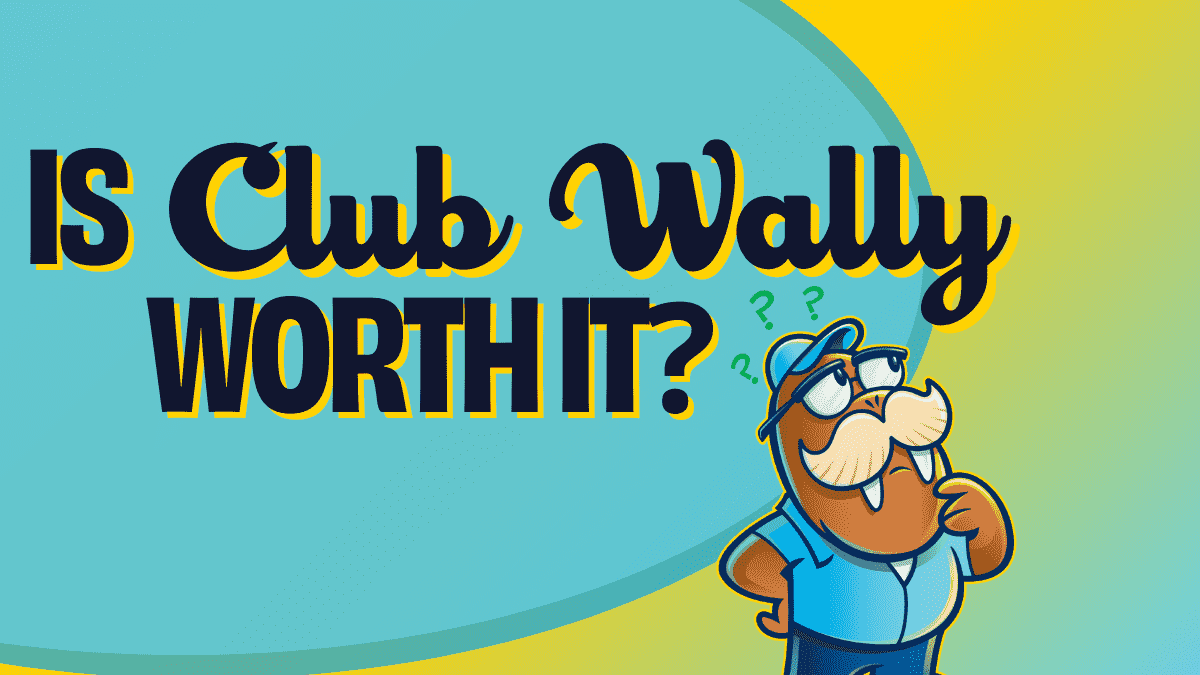 Is Club Wally worth it? Wall thinking with question marks over his head.