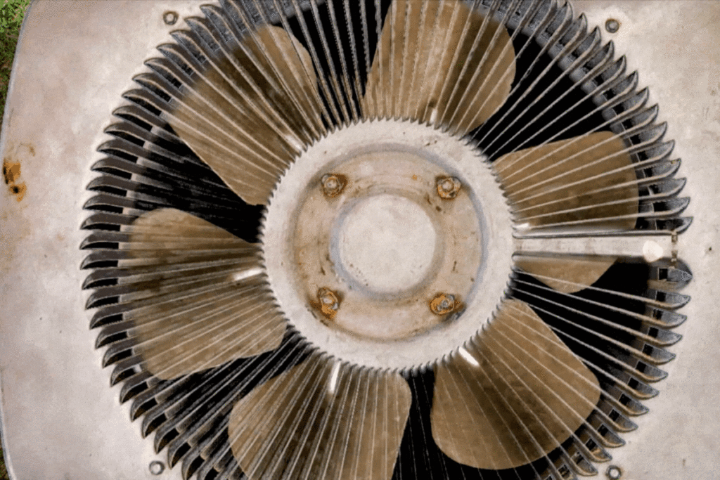 ac unit fan. struggling to start up