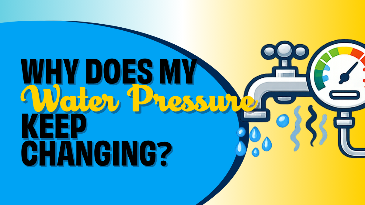 why does my water pressure keep changing