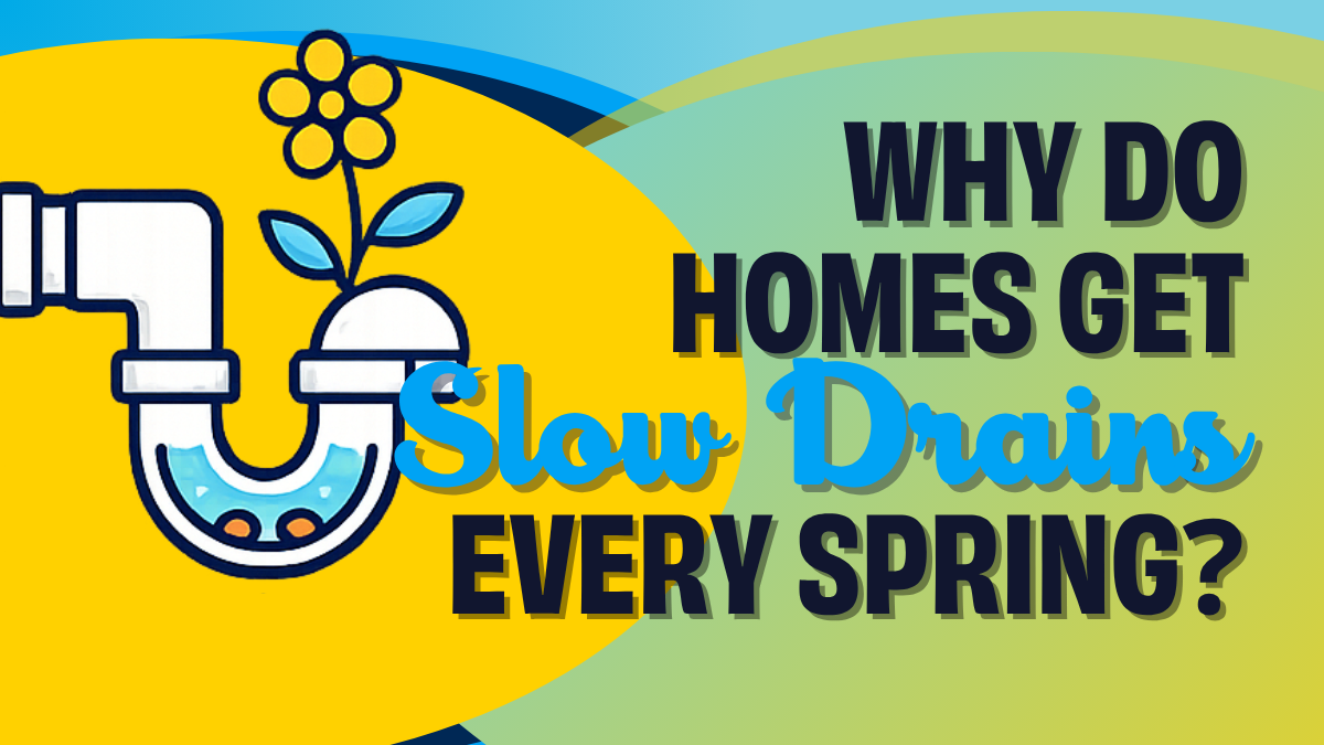 why do homes get slow drains every spring?