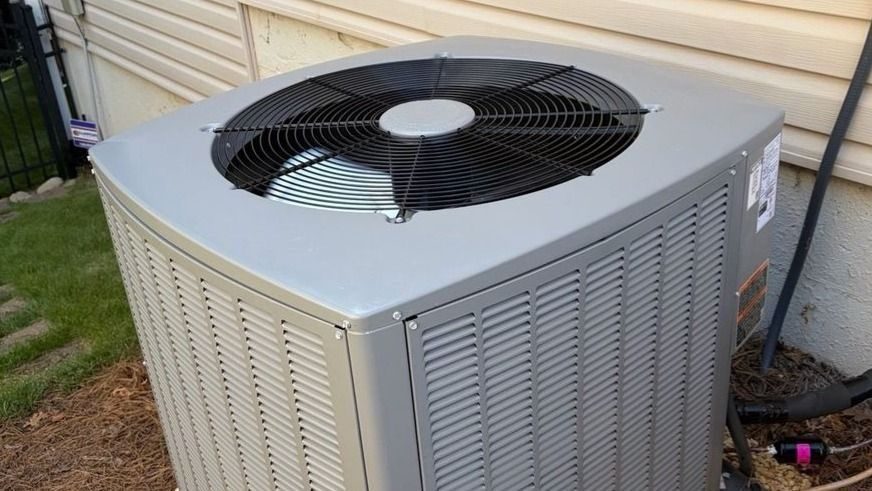Newly installed air conditioner